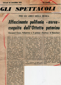 Concerto Manzato